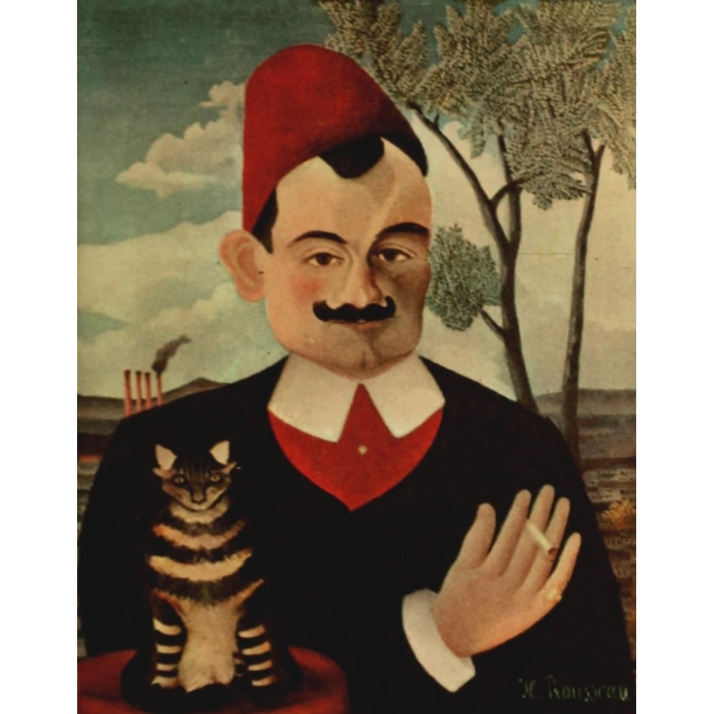 Portrait of Pierre Loti c.1895 Poster Print by Henri Rousseau Image 1