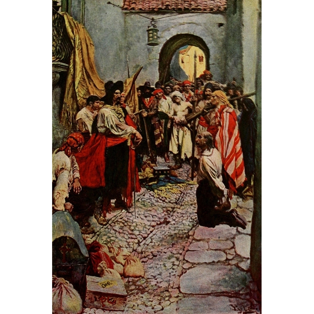 Howard Pyles Book of Pirates 1921 Tribute from citizens Poster Print by Howard Pyle Image 1