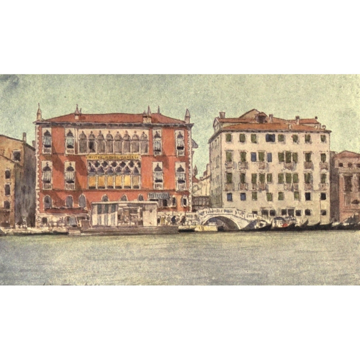 Venice 1912 Hotel Danieli Poster Print by Mortimer Menpes Image 2