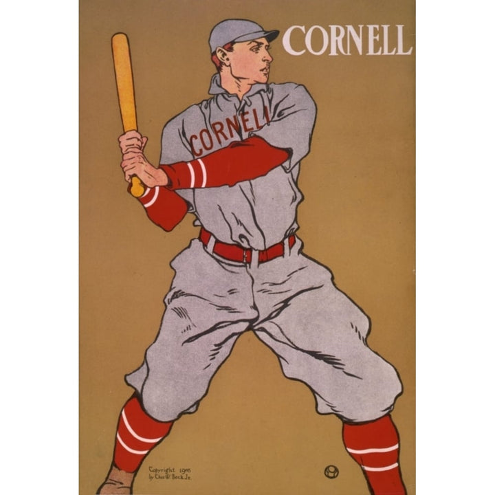 Cornell 1908 Poster Print by Edward Penfield Image 1