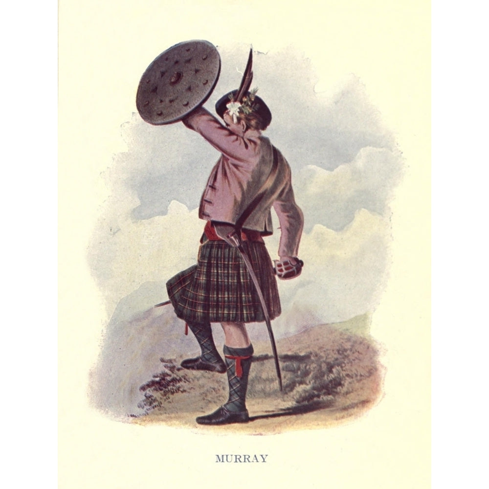 Highland Clans of Scotland 1923 Murray Poster Print by Robert R. McIan Image 2