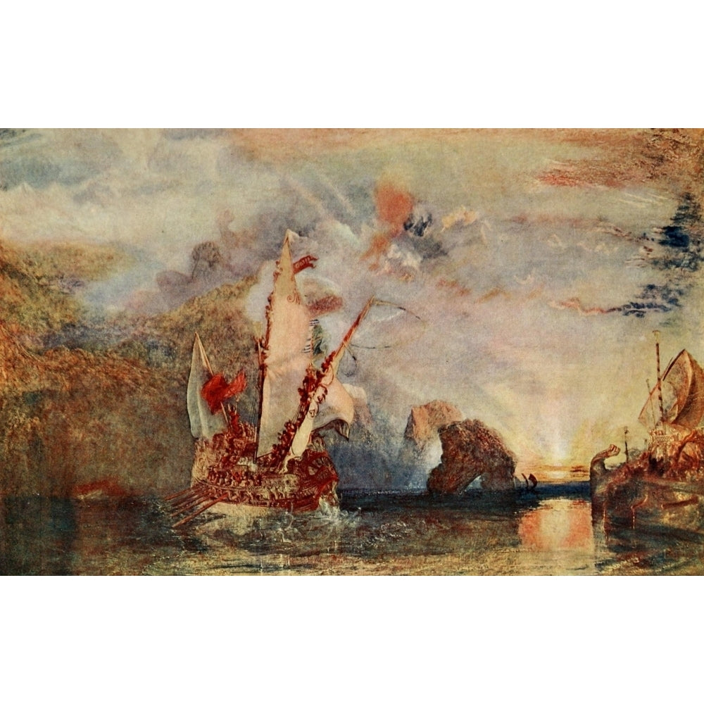 Ulysses deriding Polyphemus JMW Turner 1905 Poster Print by J.M.W. Turner Image 1