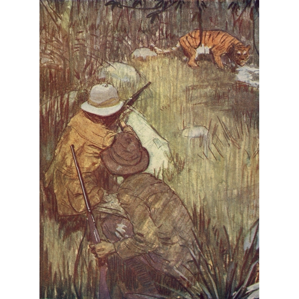 Tiger hunting Poster Print by Unknown Image 2