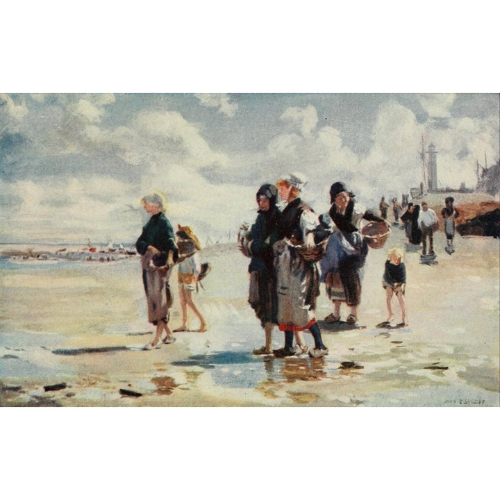 The Oyster Gatherers Poster Print by J. Singer Sargent Image 1