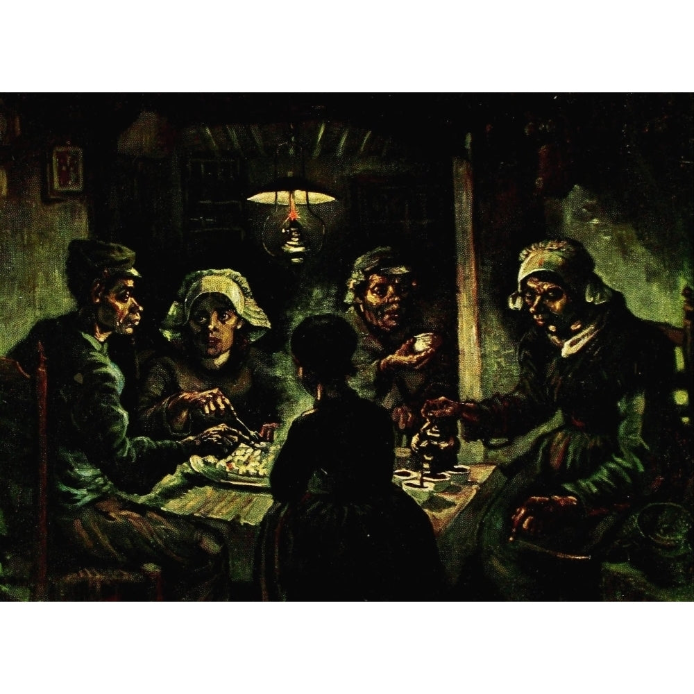 The Potato Eaters 1885 Poster Print by Vincent Van Gogh Image 1