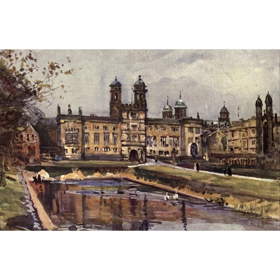 Lancashire 1921 Stonyhurst Poster Print by Albert Woods Image 1