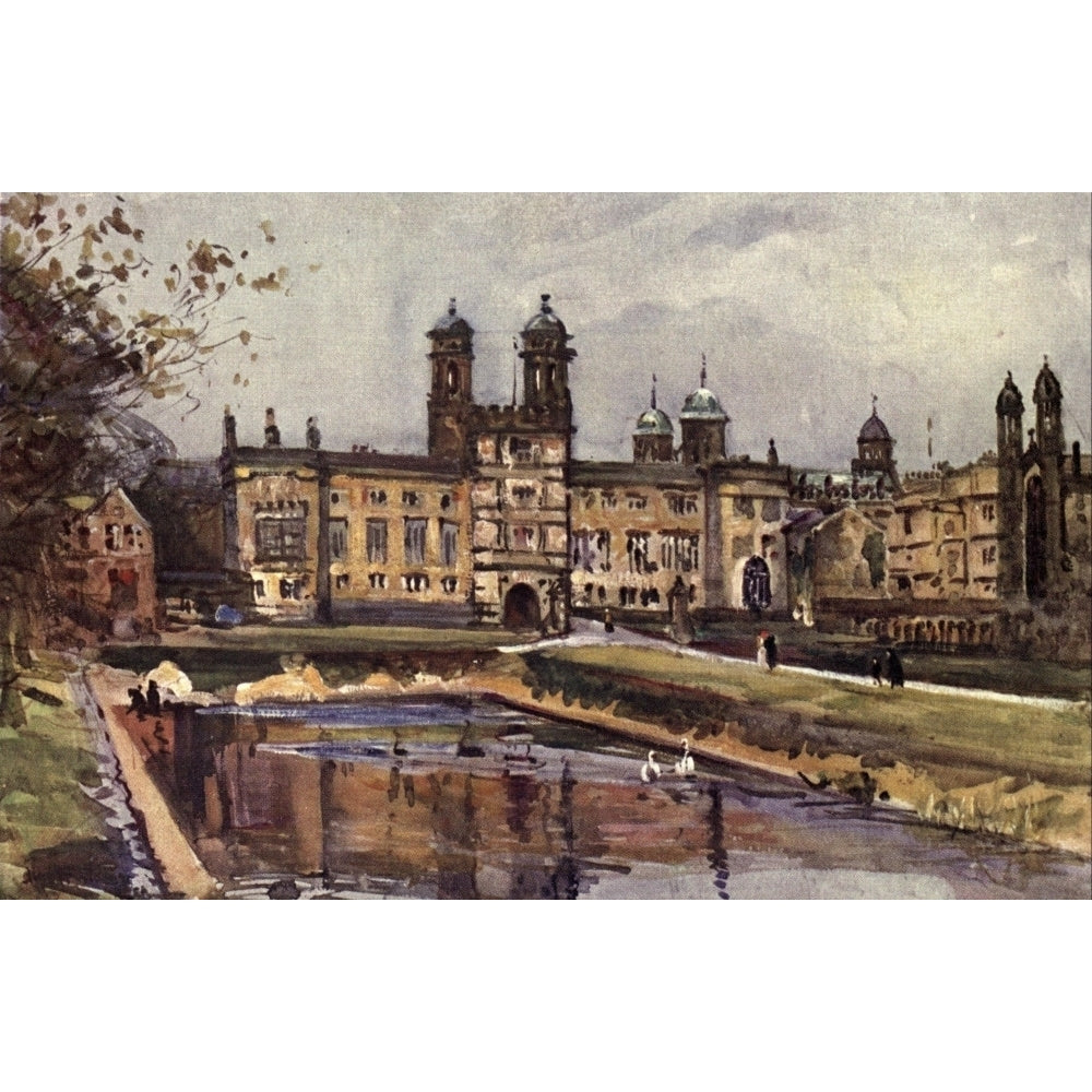 Lancashire 1921 Stonyhurst Poster Print by Albert Woods Image 2