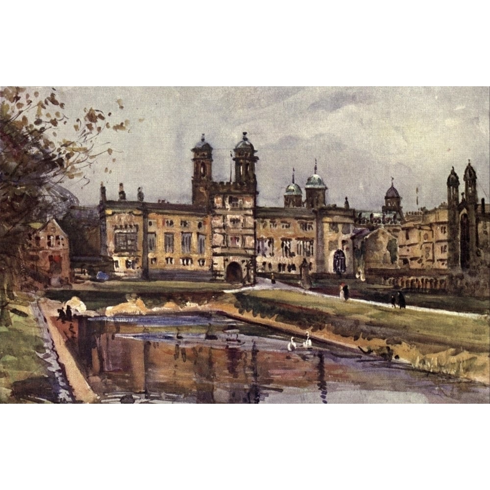 Lancashire 1921 Stonyhurst Poster Print by Albert Woods Image 1