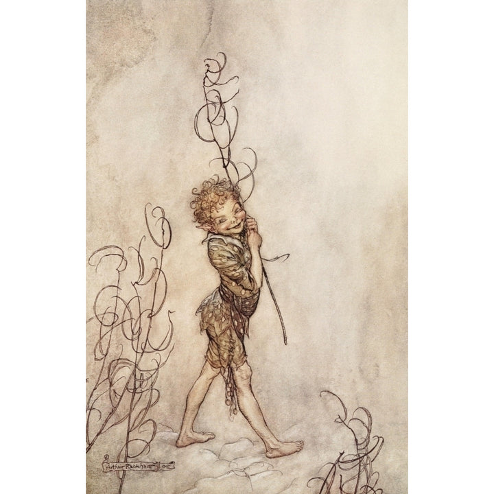 A Midsummer Nights Dream 1908 Lord what fools these mortals be Poster Print by Arthur Rackham Image 2