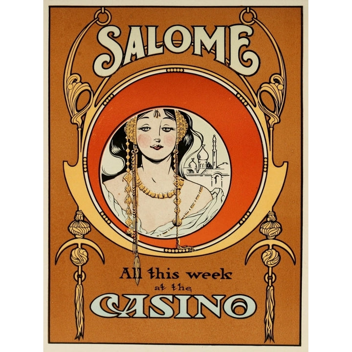 Strongs Book of Designs 1917 Salome Poster Print by Unknown Image 1