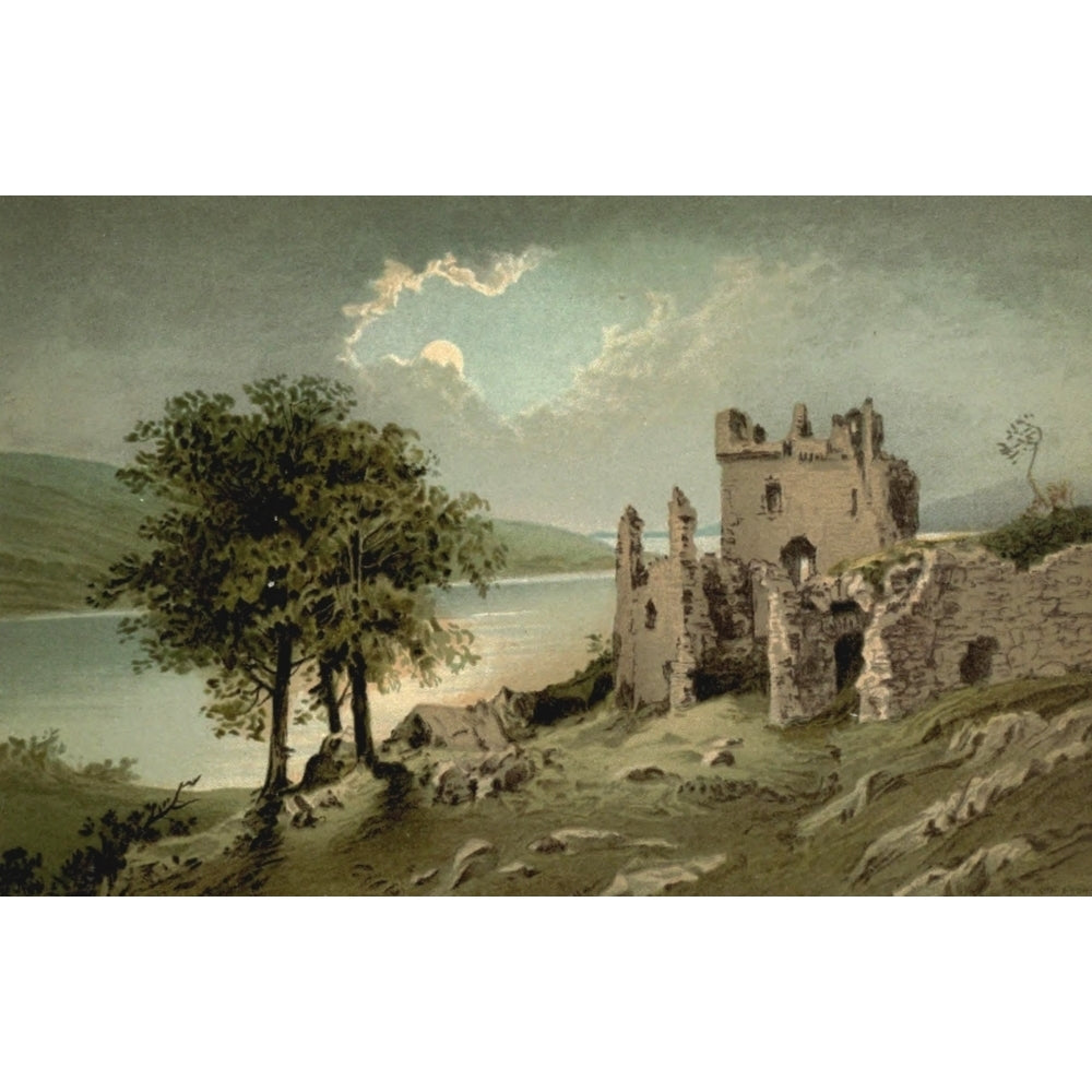 T. Nelson and Sons Souvenir of Scotland 1897 Loch Ness Urquhart Castle Poster Print by T. Nelson and Sons Image 2