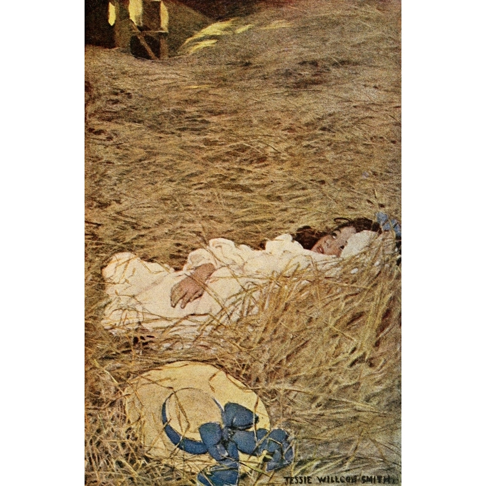 A Childs Garden of Verses 1905 The Hayloft Poster Print by Jessie Willcox Smith Image 1