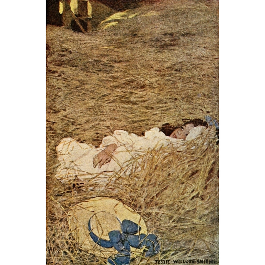 A Childs Garden of Verses 1905 The Hayloft Poster Print by Jessie Willcox Smith Image 1