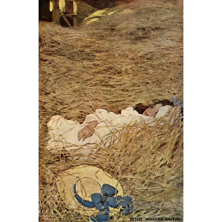 A Childs Garden of Verses 1905 The Hayloft Poster Print by Jessie Willcox Smith Image 2