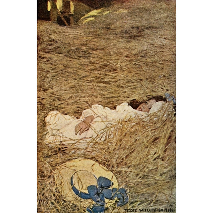 A Childs Garden of Verses 1905 The Hayloft Poster Print by Jessie Willcox Smith Image 1