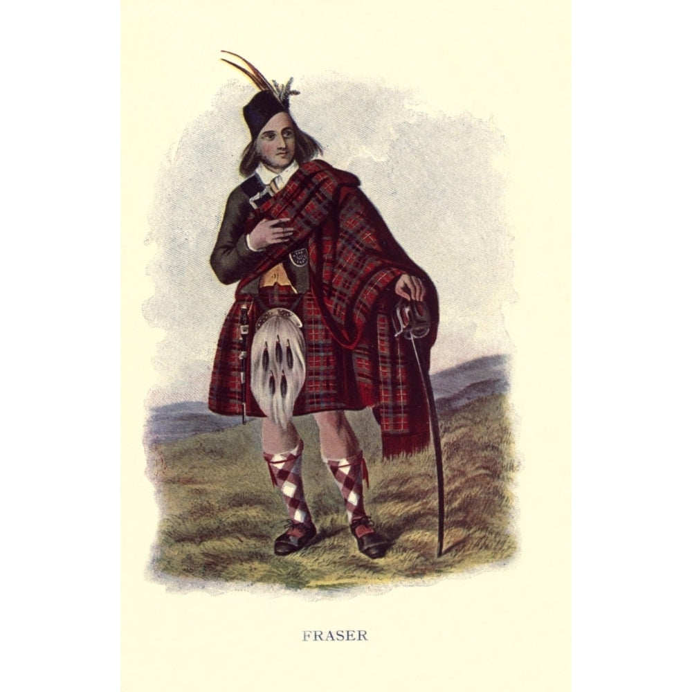 Highland Clans of Scotland 1923 Fraser Poster Print by Robert R. McIan Image 2