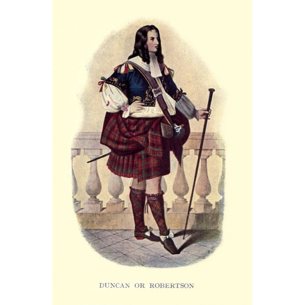 Highland Clans of Scotland 1923 Duncan or Robertson Poster Print by Robert R. McIan Image 2