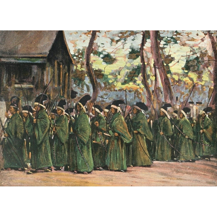 Japanese monks The Studio 1893 Poster Print by Mortimer Menpes Image 1