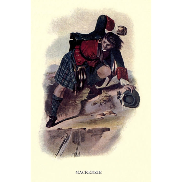 Highland Clans of Scotland 1923 MacKenzie Poster Print by Robert R. McIan Image 2