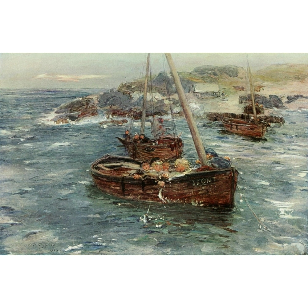 Studio 47 1909 Ground swell in Carradale Poster Print by William McTaggart Image 2