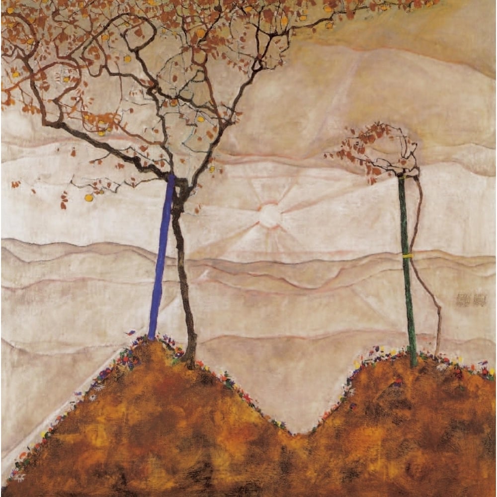 Autumn Sunrise 1912 Poster Print by Egon Schiele Image 1