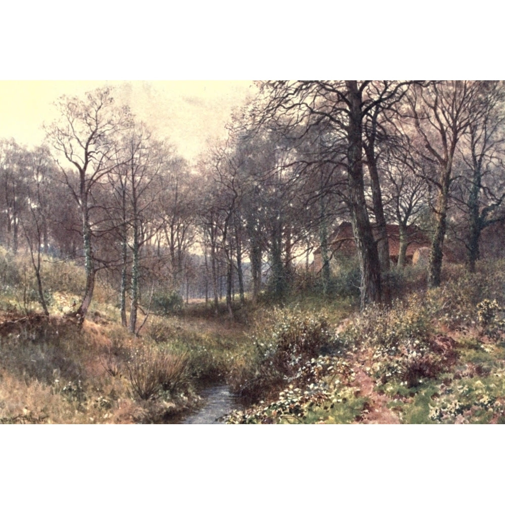 Surrey 1906 Farm midst the woods near Haslemere Poster Print by Harold Sutton Palmer Image 2