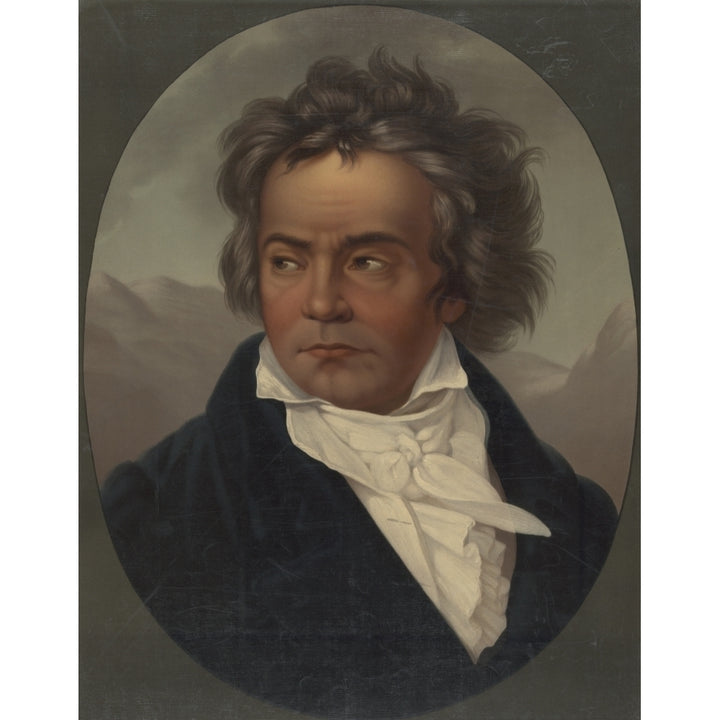 Beethoven c.1870 Poster Print by Ferdinand Schimon Image 2