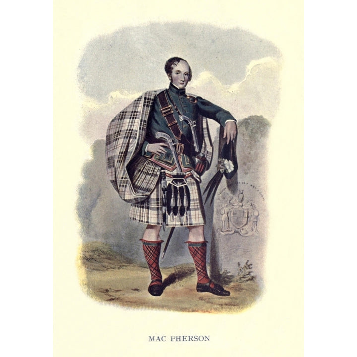 Highland Clans of Scotland 1923 MacPherson Poster Print by Robert R. McIan Image 2