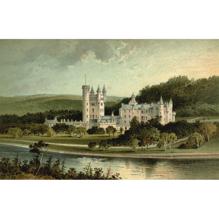 T. Nelson and Sons Souvenir of Scotland 1897 Balmoral Castle Poster Print by T. Nelson and Sons Image 2