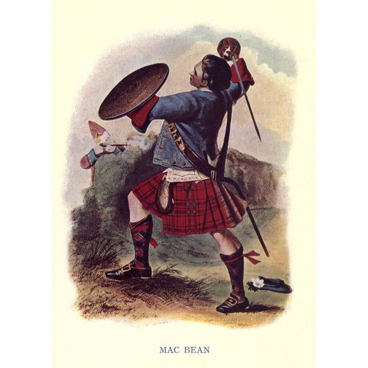 Highland Clans of Scotland 1923 MacBean Poster Print by Robert R. McIan Image 1