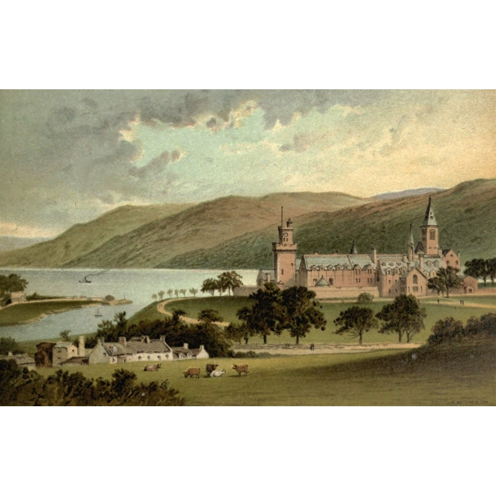 T. Nelson and Sons Souvenir of Scotland 1897 Monastery Fort Augustus Poster Print by T. Nelson and Sons Image 2