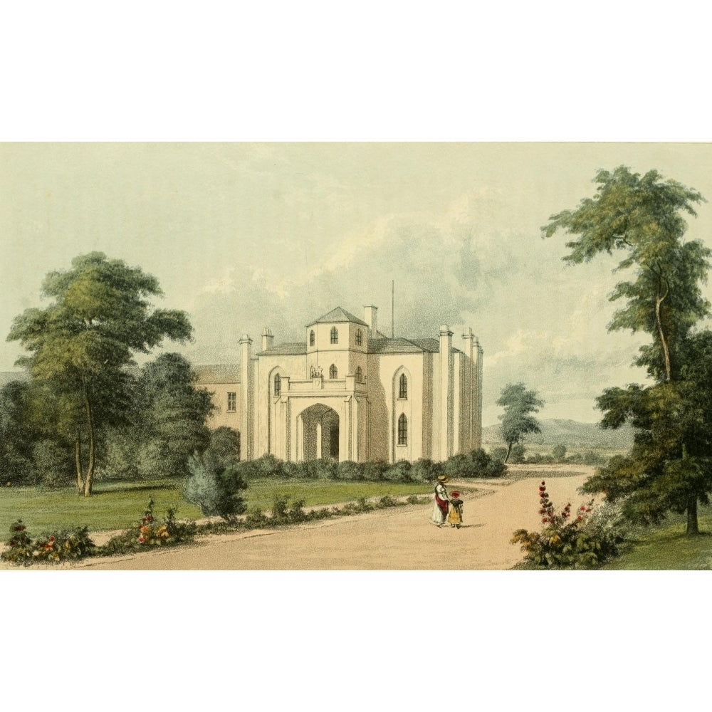 Repository of Arts 1817 Coleorton Hall Poster Print by William Westall Image 2