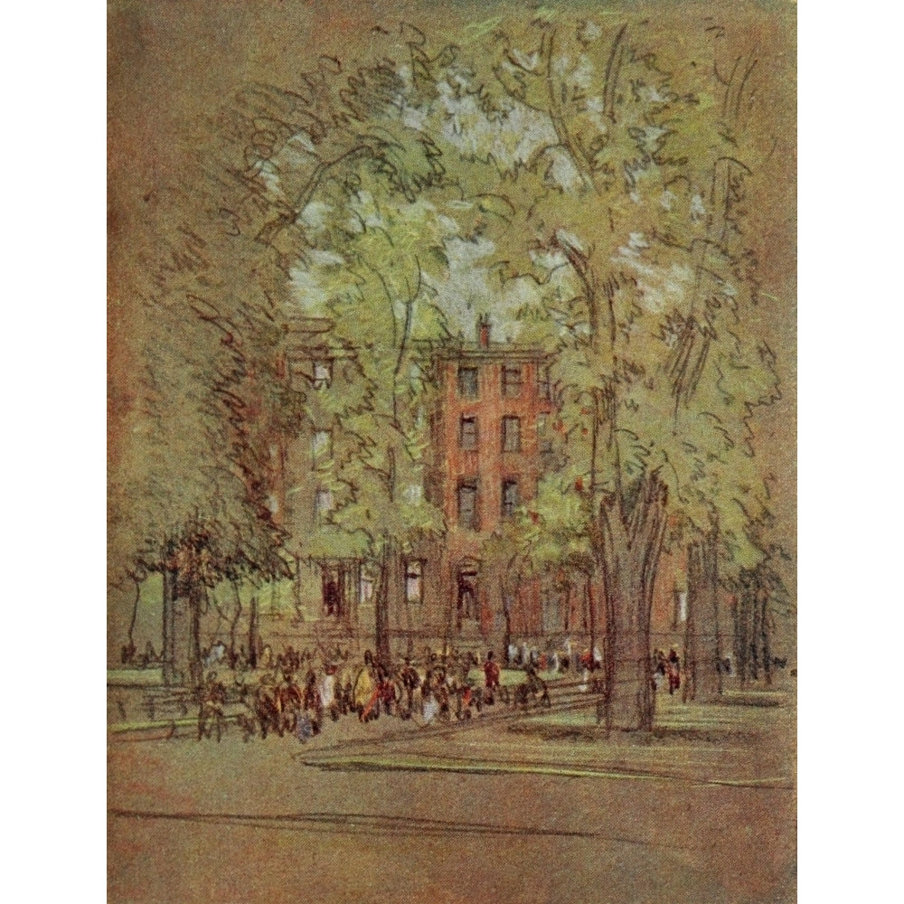 The  York 1909 Washington Square Poster Print by Joseph Pennell Image 2