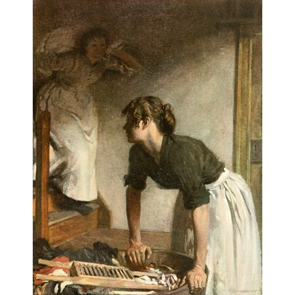 The Studio 1906 The Wash-house Poster Print by William Orpen Image 2