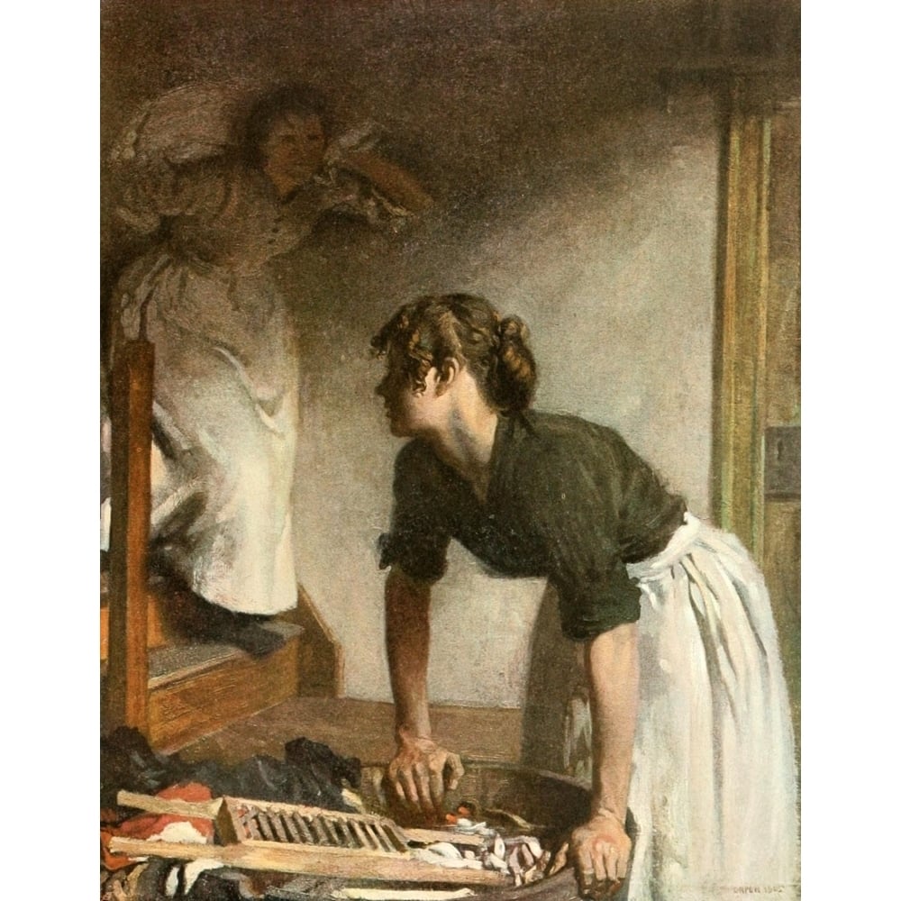 The Studio 1906 The Wash-house Poster Print by William Orpen Image 1