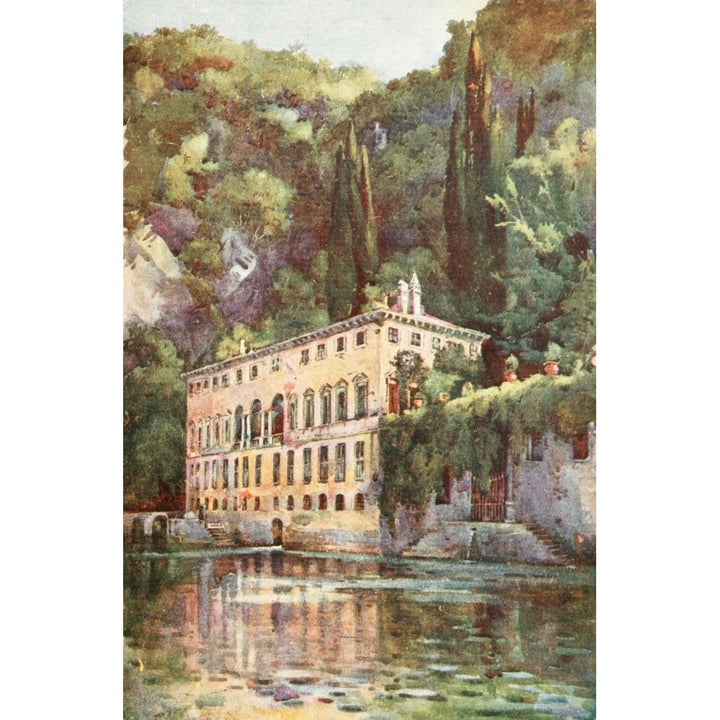 Italy 1907 The Villa Pliny Lake Como Poster Print by Unknown Image 1