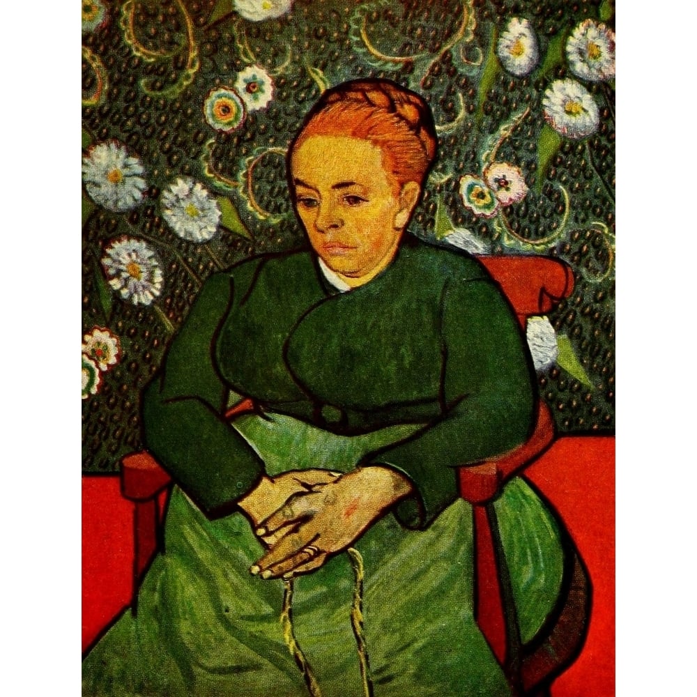 La Berceuse 1888 Poster Print by Vincent Van Gogh Image 1