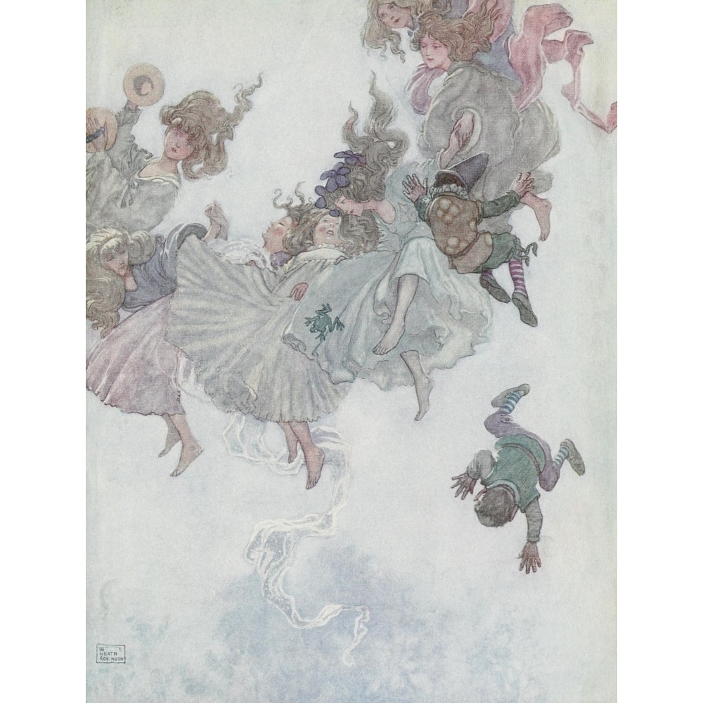 Hans Andersens Fairy Tales 1913 Elfin-Mount Poster Print by W. Heath Robinson Image 2