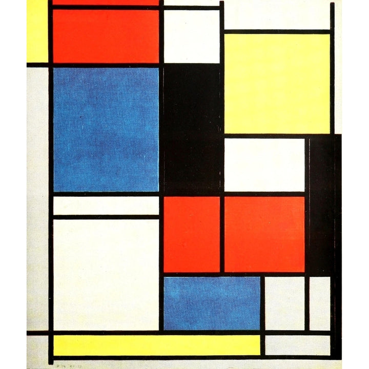 Tableau II 1921-25 Poster Print by Piet Mondrian Image 1