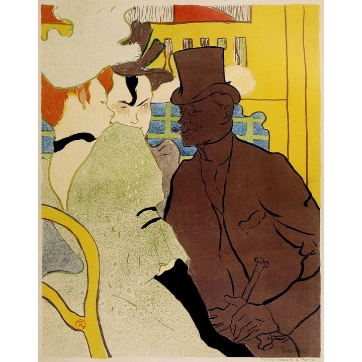 Flirt 1892 Poster Print by H. de Toulouse-Lautrec Image 1