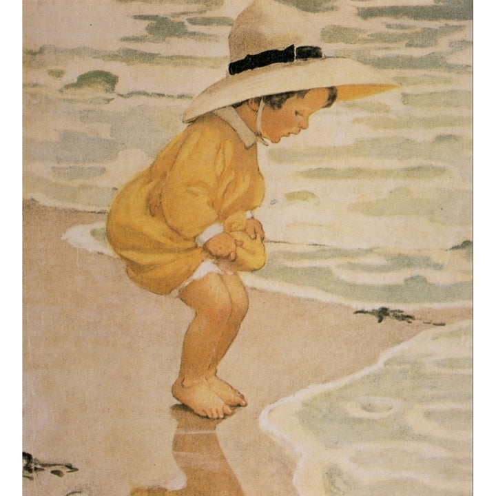 Good Housekeeping Aug 1918 Paddling Poster Print by Jessie Willcox Smith Image 2