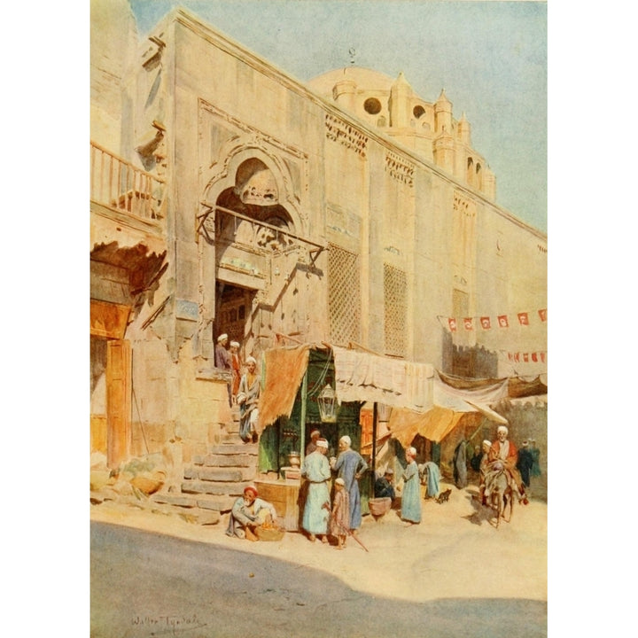 An Artist in Egypt 1912 Mosque of Mohammed Bey Poster Print by Walter Tyndale Image 1