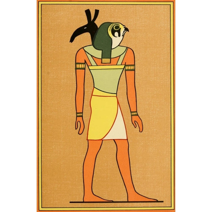 The Gods of the Egyptians 1904 The dual god Horus-Set Poster Print by Unknown Image 1