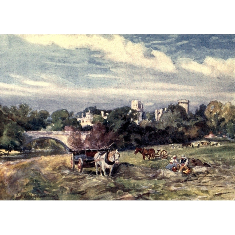 Warwick Castle Poster Print by F. Whitehead Image 2