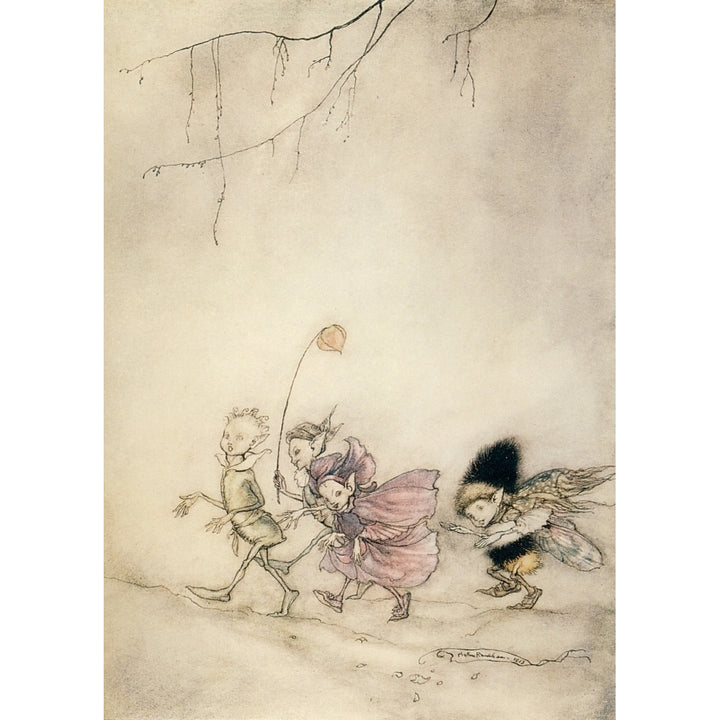 Arthur Rackhams Book of Pictures 1913 Elves Poster Print by Arthur Rackham Image 1