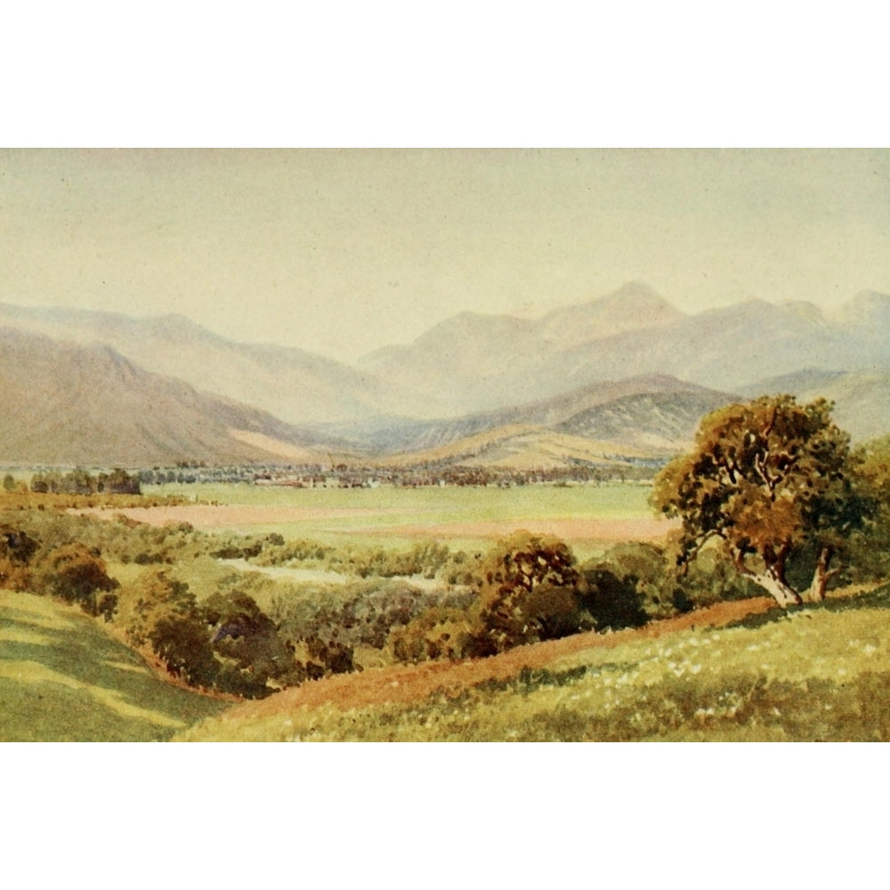 California 1914 Glendale Valley of the San Gabriel Poster Print by H. Sutton Palmer Image 1