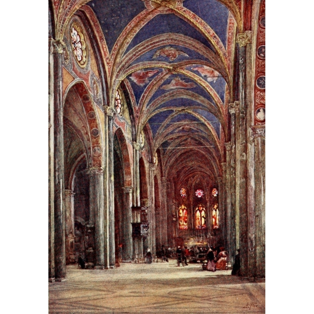 Rome 1905 Santa Maria sopra Minerva Poster Print by Alberto Pisa Image 2