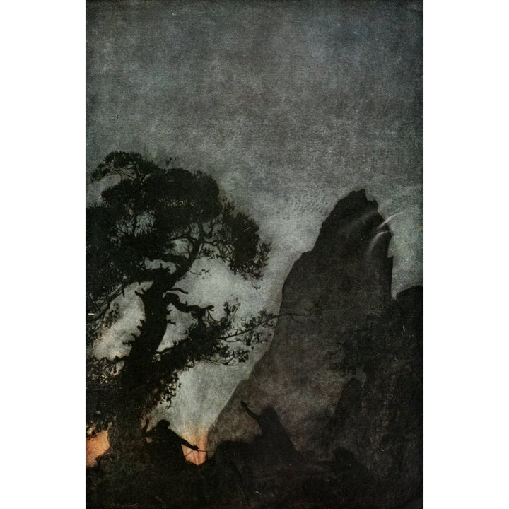 Siegfried 1924 Three Norns Poster Print by A. Rackham Image 1