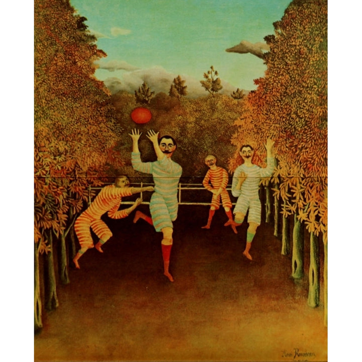 Football 1908 Poster Print by Henri Rousseau Image 1