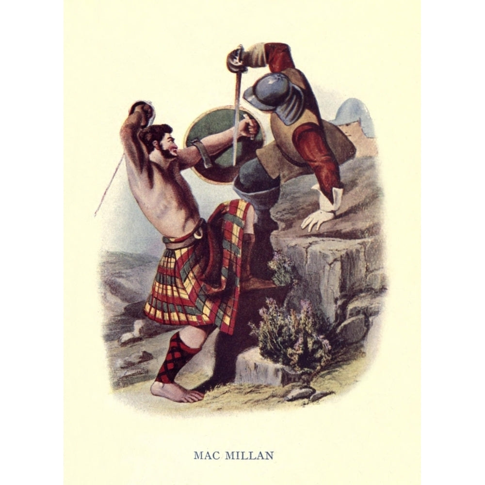 Highland Clans of Scotland 1923 MacMillan Poster Print by Robert R. McIan Image 2